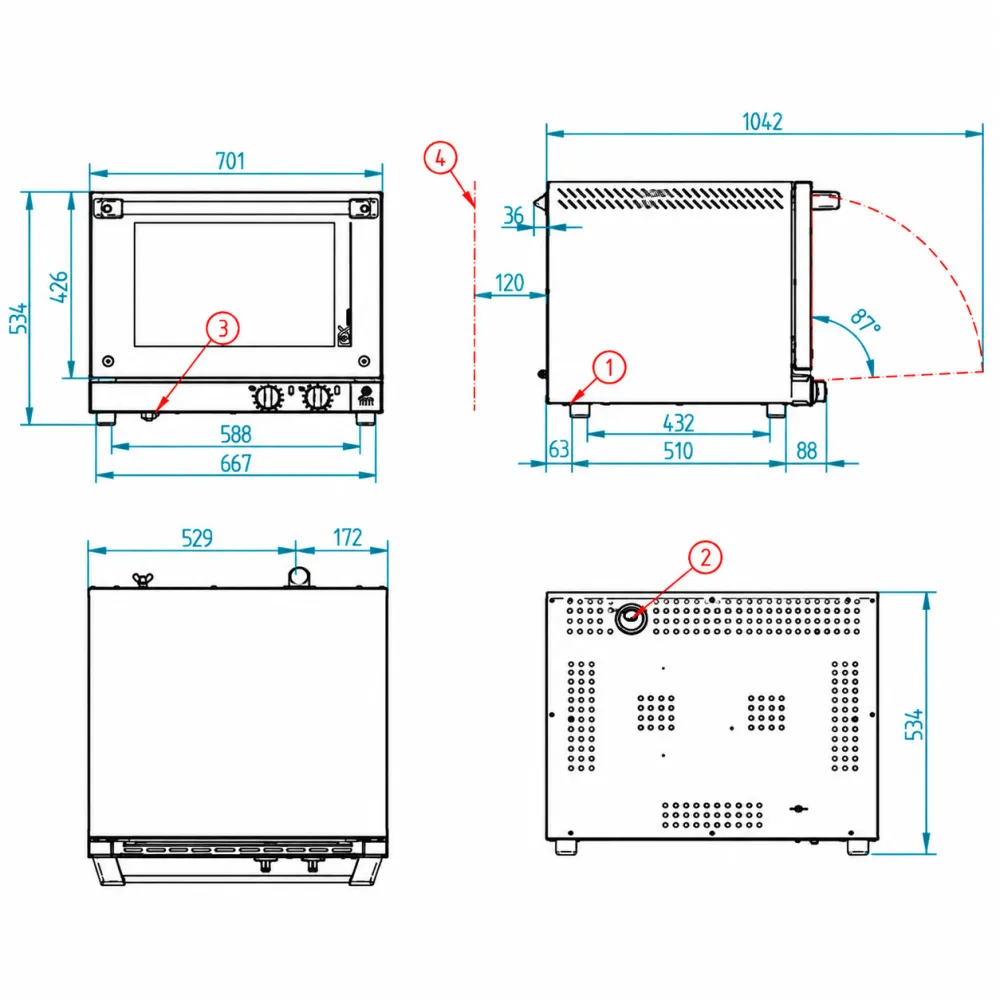 Konvektsioonahi RX 424 PLUS (711025)