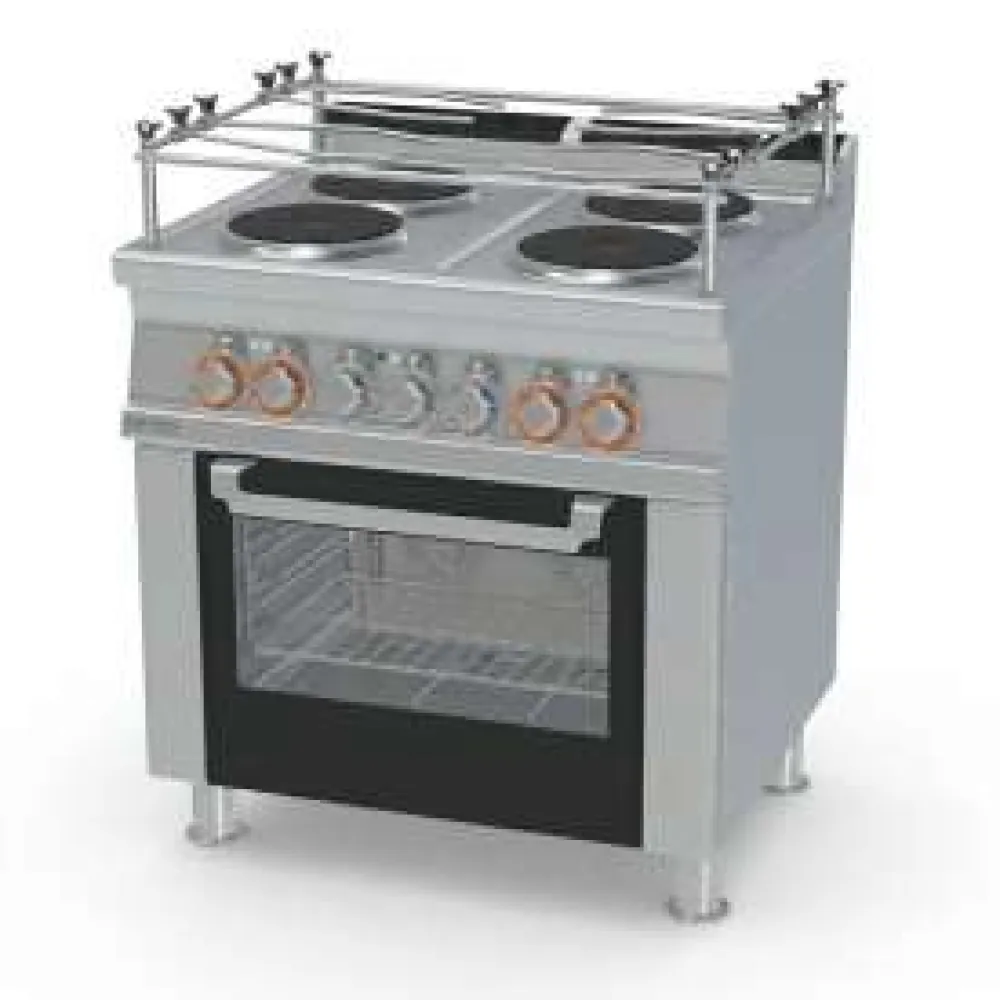 Elektripliit ahjuga GN1/1, 4 keeduplaati CFV4-78ETX/V (0880083AX)