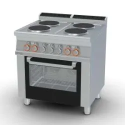 Elektripliit ahjuga GN1/1, 4 keeduplaati CFV4-78ET/V