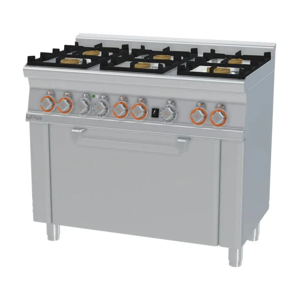Gaasipliit elektriahjuga CF6-610GEM (06691061)