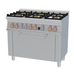 Gaasipliit elektriahjuga CF6-610GEM