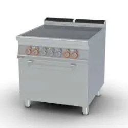 Elektripliit keraamilise keedupinna ja ahjuga, 4 keedualaga 90 CFVC4-98ET