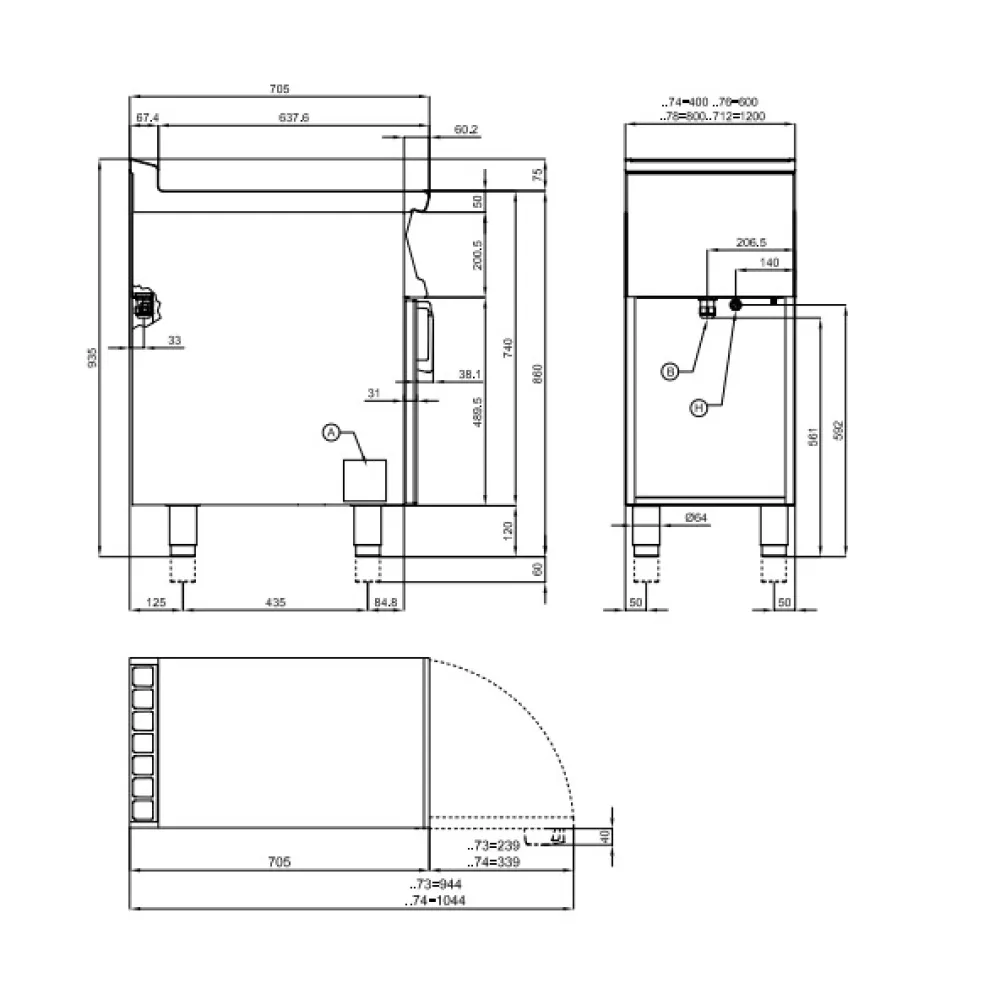 Elektripliit Touch Screen 70 TPK-78ETT (0812A830)