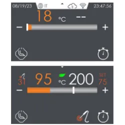 Elektriline küpsetusplaat sile riiuliga Touch Screen 70 FTL-74ETTS