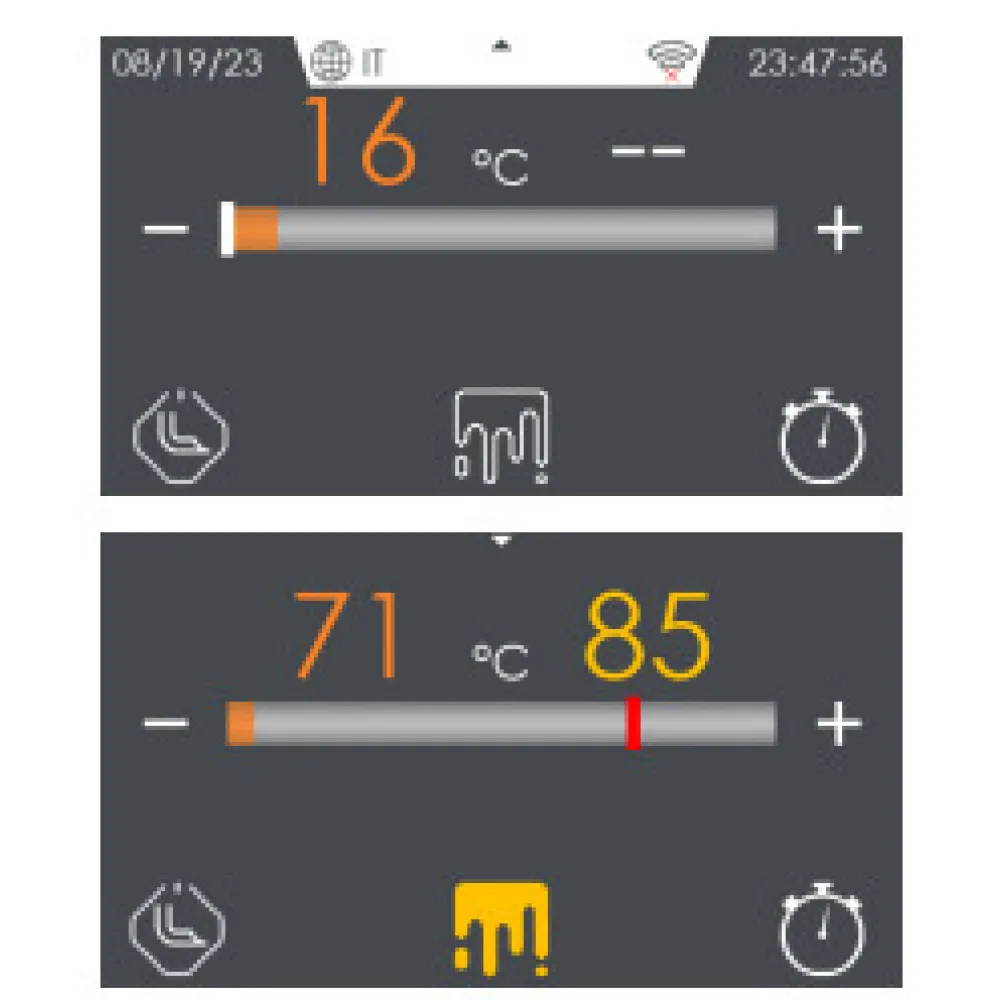 Elektriline fritüür koos neutraalse kapiga 18+18L Touch Screen 70 F2/18-78ETT (0809A831)
