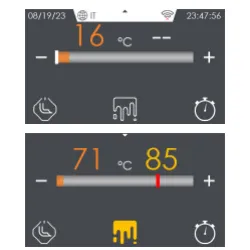 Elektriline fritüür koos neutraalse kapiga 8+8 L Touch Screen 70 F2/8-74ETT