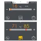 Elektriline fritüür koos neutraalse kapiga 18+18L Touch Screen 70 F2/18-78ETT (0809A831)