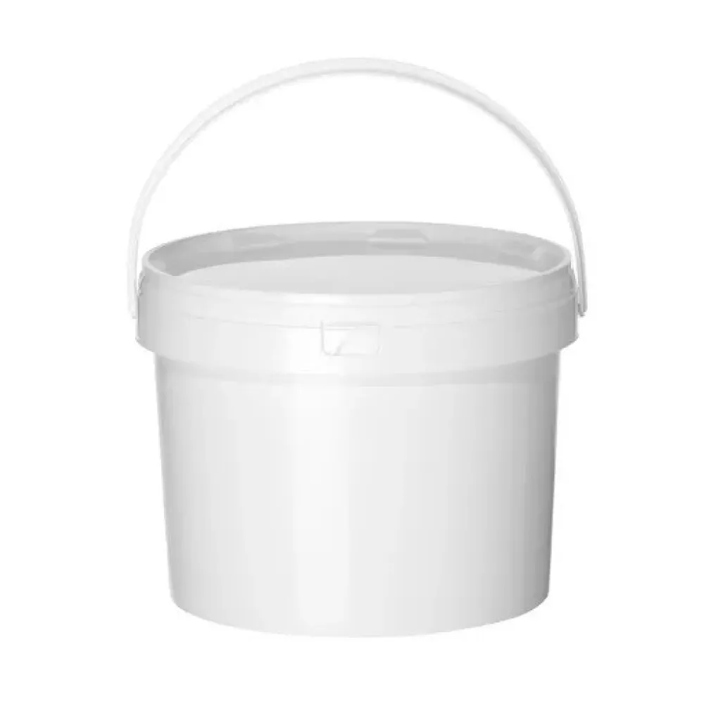 Polüpropüleenist ämber kaanega, 11,3 l, valge (196007)