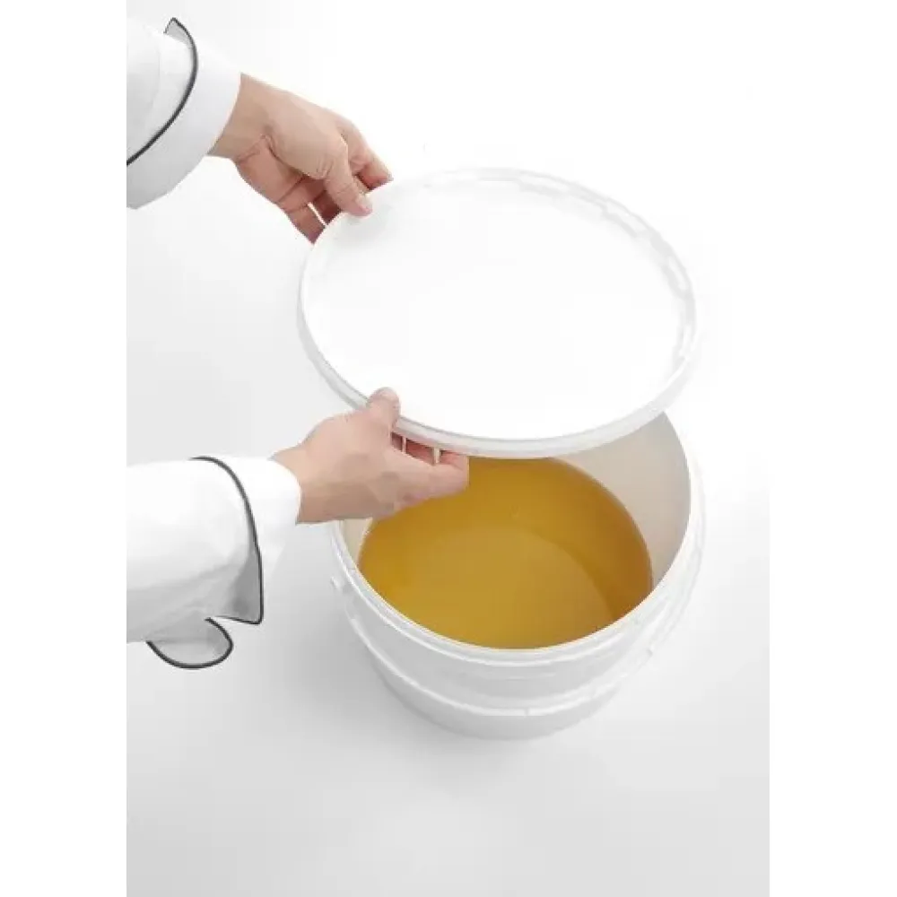 Polüpropüleenist ämber kaanega, 11,3 l, valge (196007)