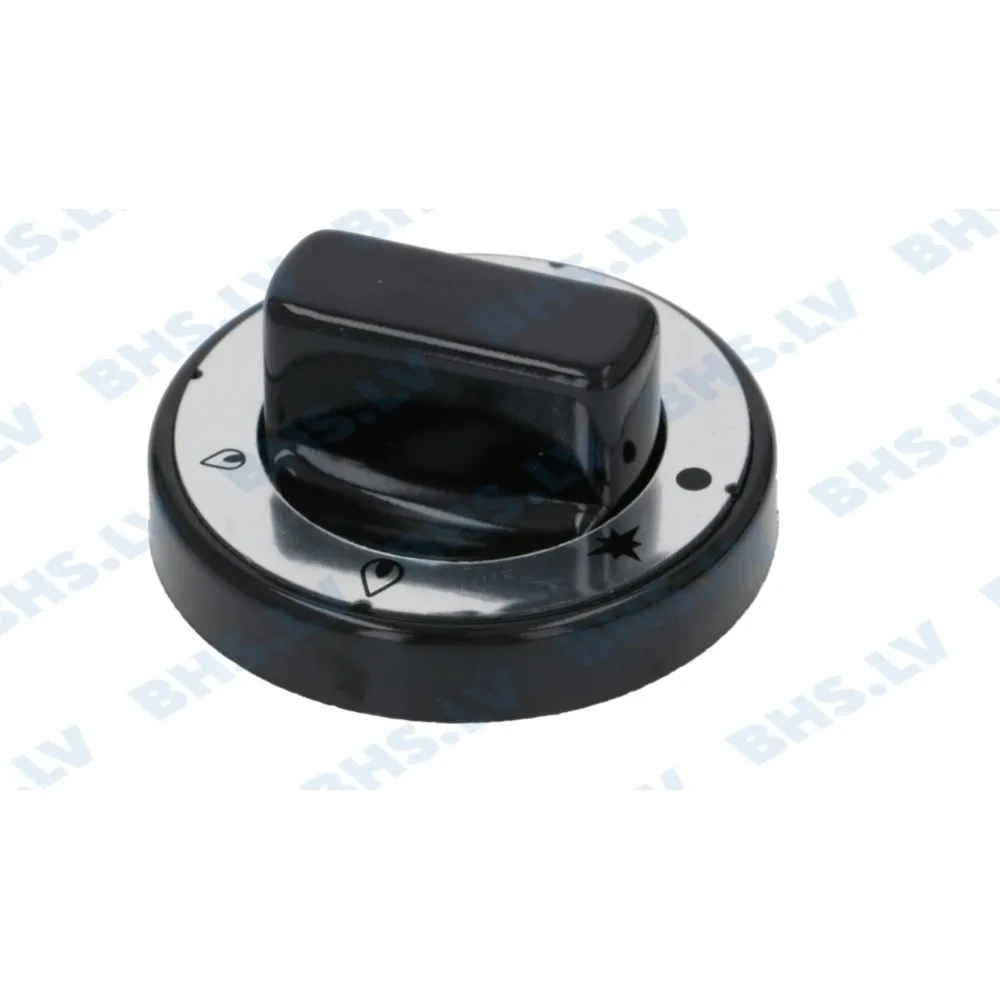 Premium Black Knob for Gas Tap - 70 mm