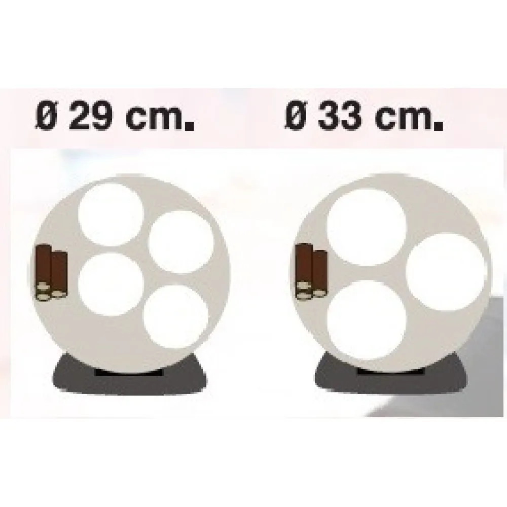 Itāļu stila malkas picas krāsns 3-4 picām