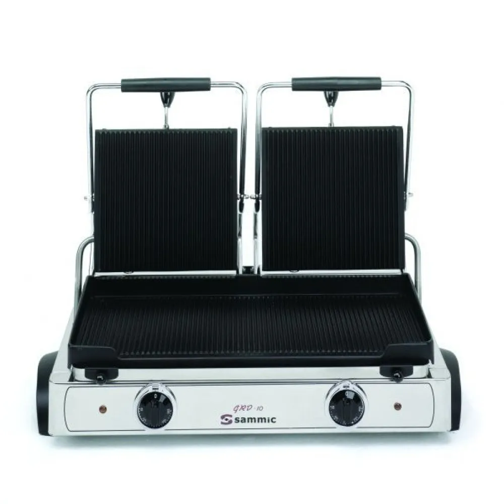 Professional Ribbed Contact Grill GRD-10