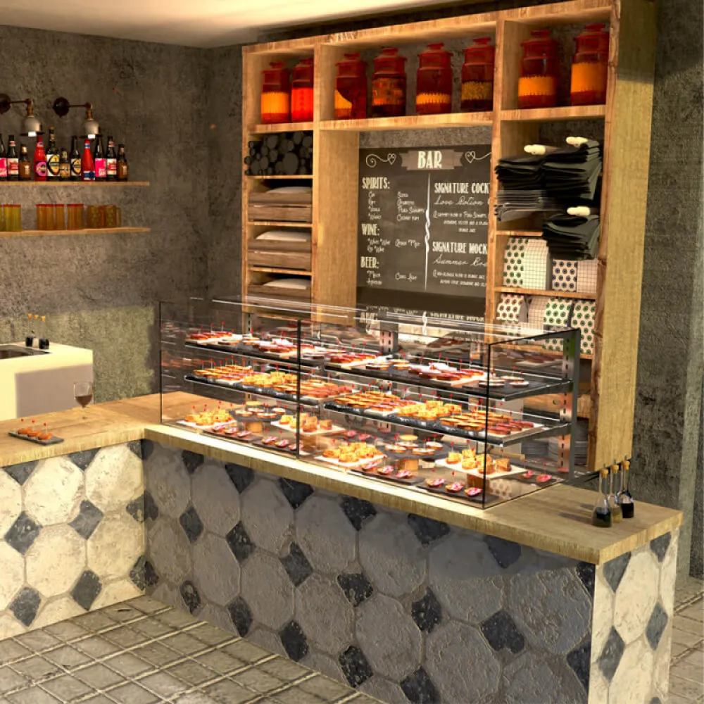 Moderni Ekspozicijos Vitrina VISION EPV60