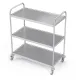 Heavy-Duty Stainless Steel Serving Trolley VTS3