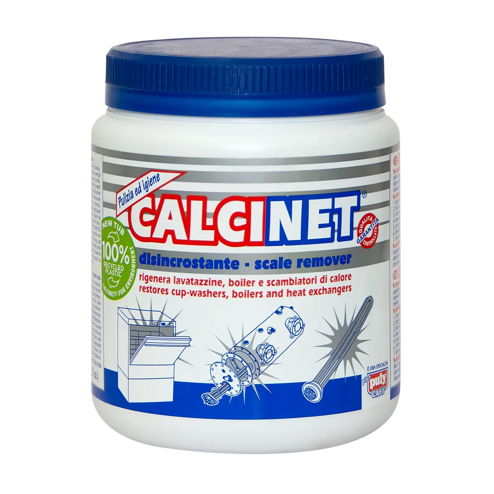 Calcinet® - Profesionalūs nukalkinimo milteliai indaplovėms