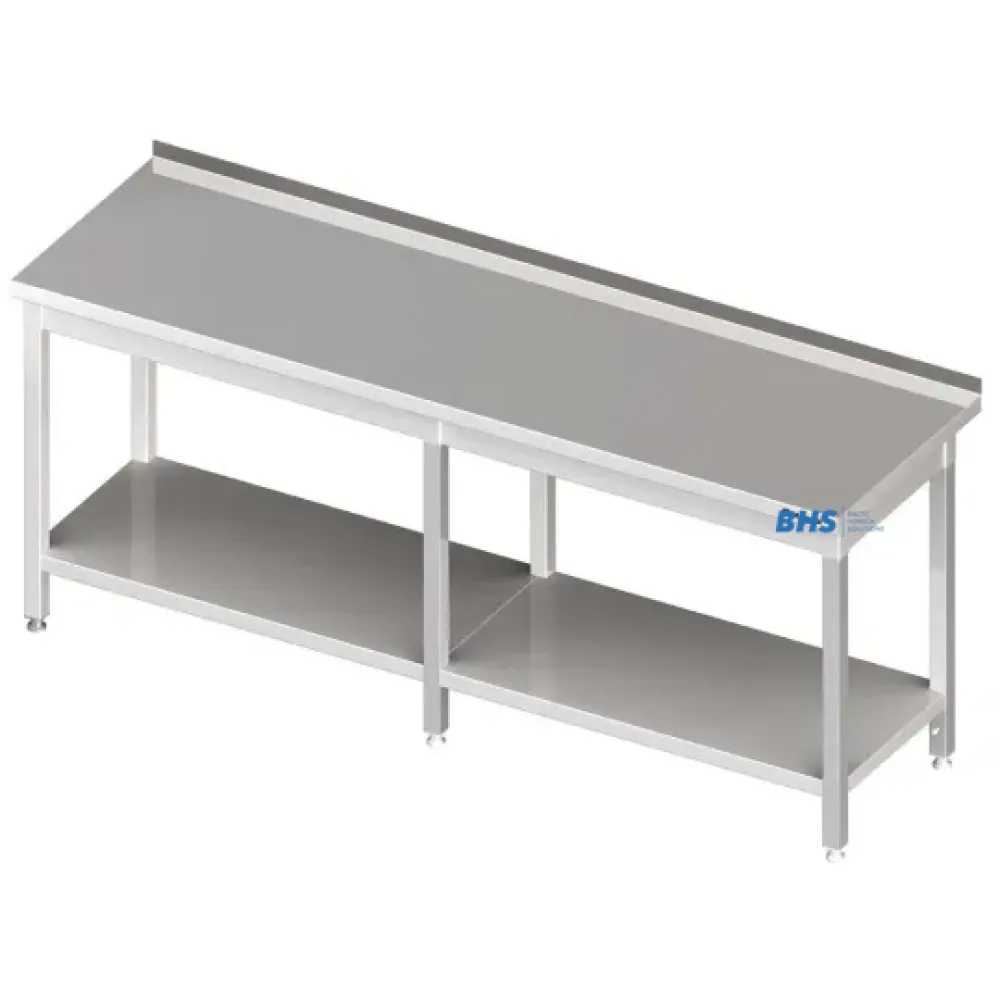 Customizable Stainless Steel Work Table with Shelf