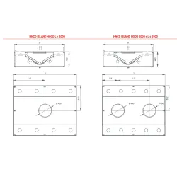 Centrinis ventiliacijos gaubtas su filtrais HNCD 1400
