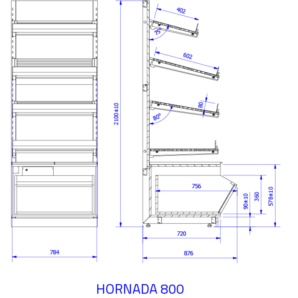 HORNADA 800 Leivariiul
