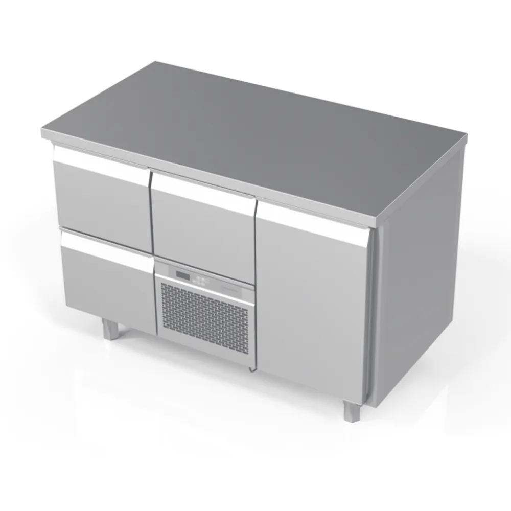 Komfortiškas šaldytuvas stalas P230