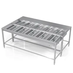 Rūšiavimo stalas su ritiniais A 1000