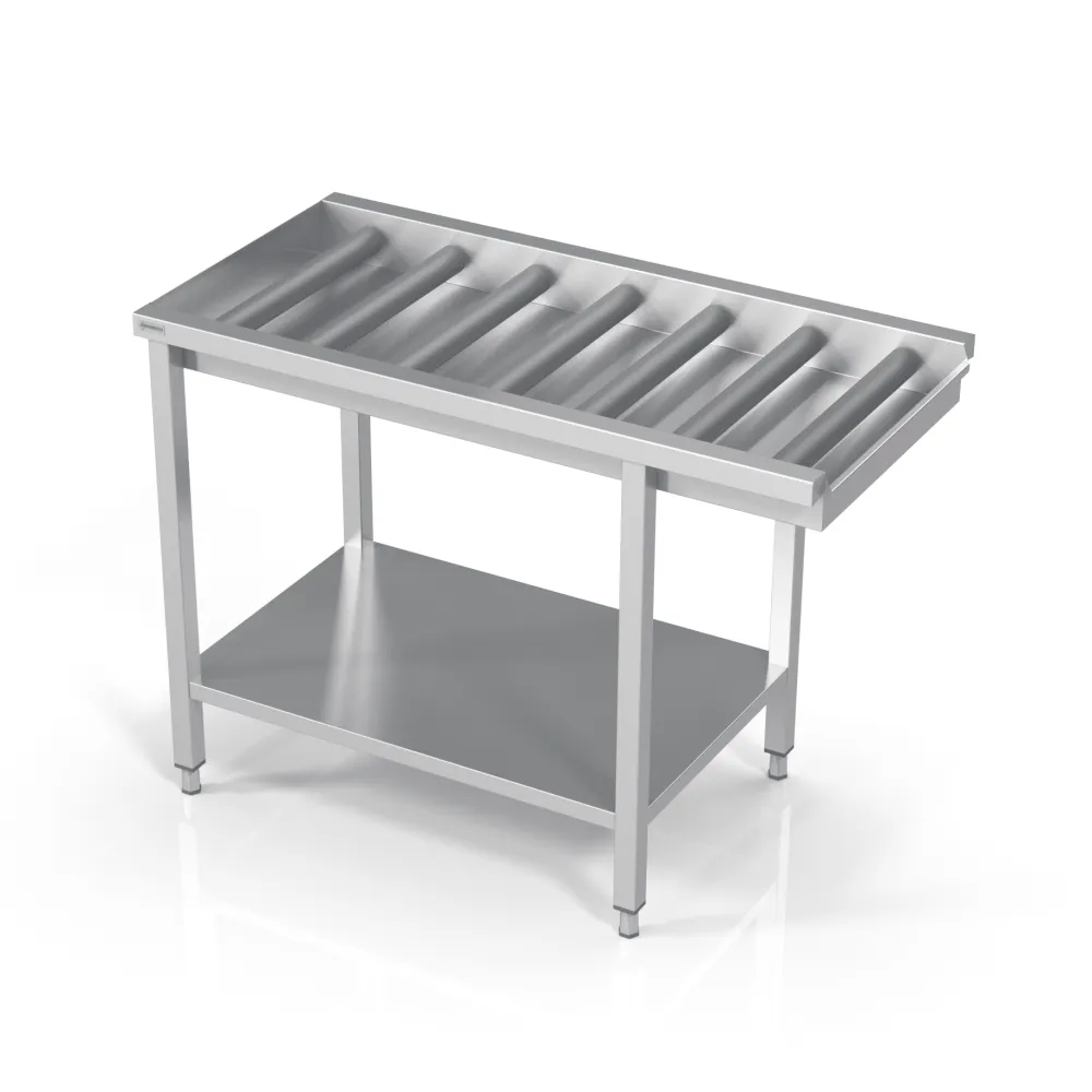 Stalas su ritiniais ir lentyna 2500