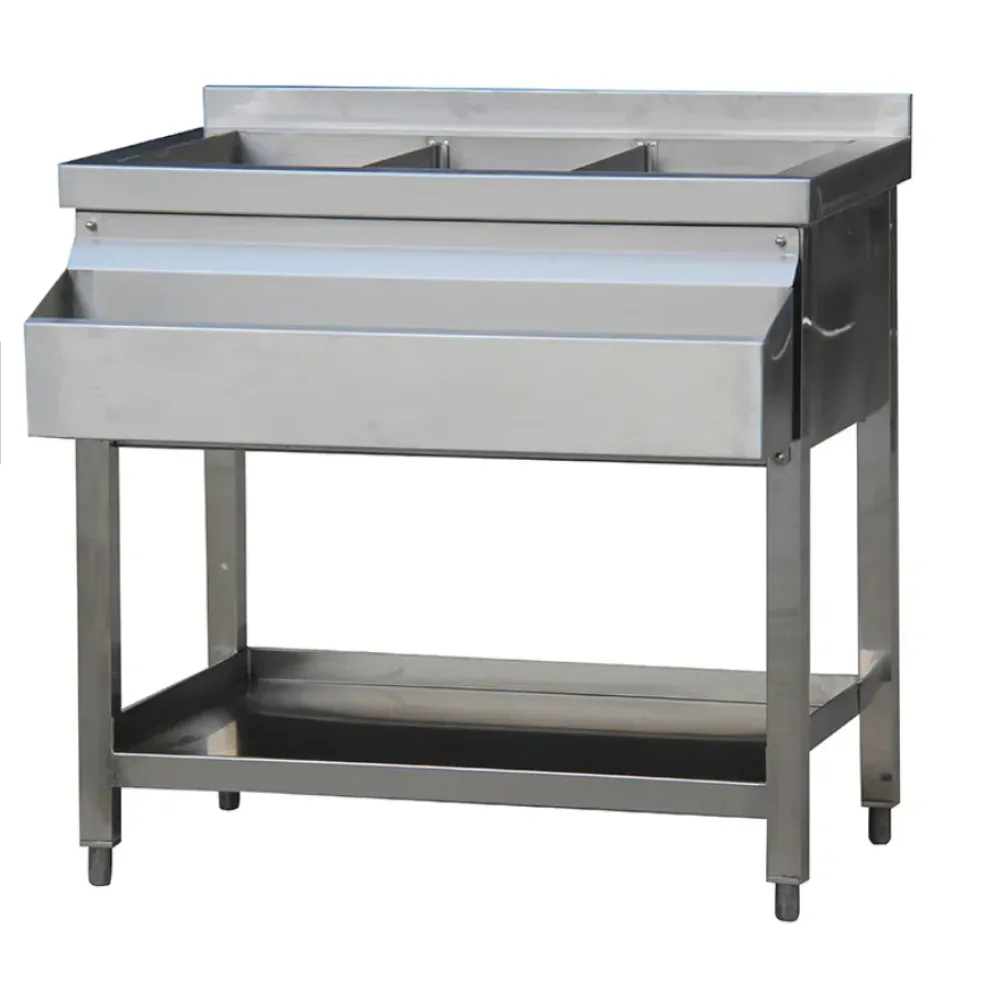 Station de Bar élégante avec Éviers et Râteliers à Bouteilles 1100