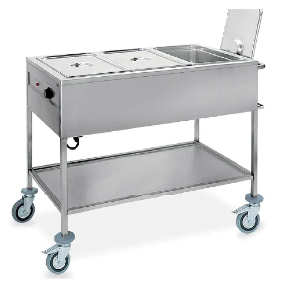 Capricorno Bain Marie Trolley 3 GN1/1
