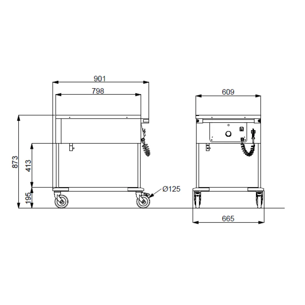 Marmitas COMPASS 2BM 2 GN1/1
