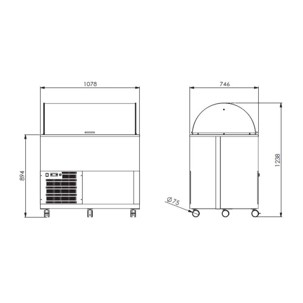 GIUNONE Buffet Trolis