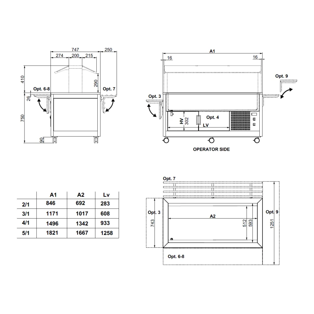 Детский холодильный буфет KIDS 4R