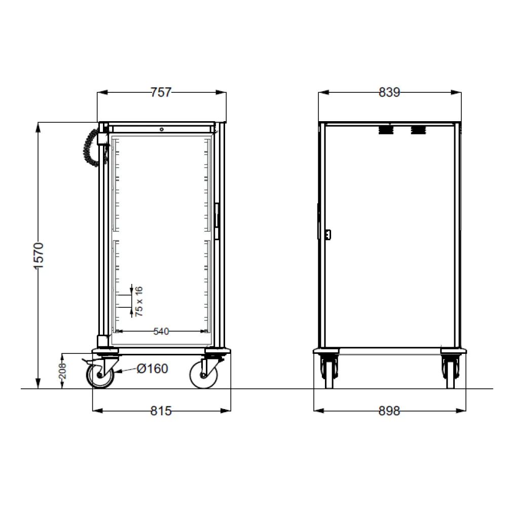 Chariot Banquet NEUTROVEGA 2 C16