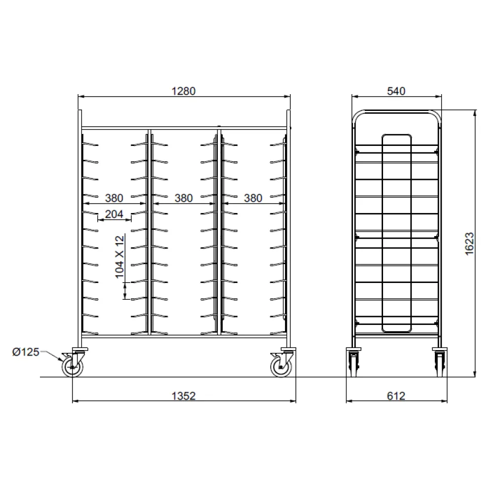 Kande kandur 36 tray