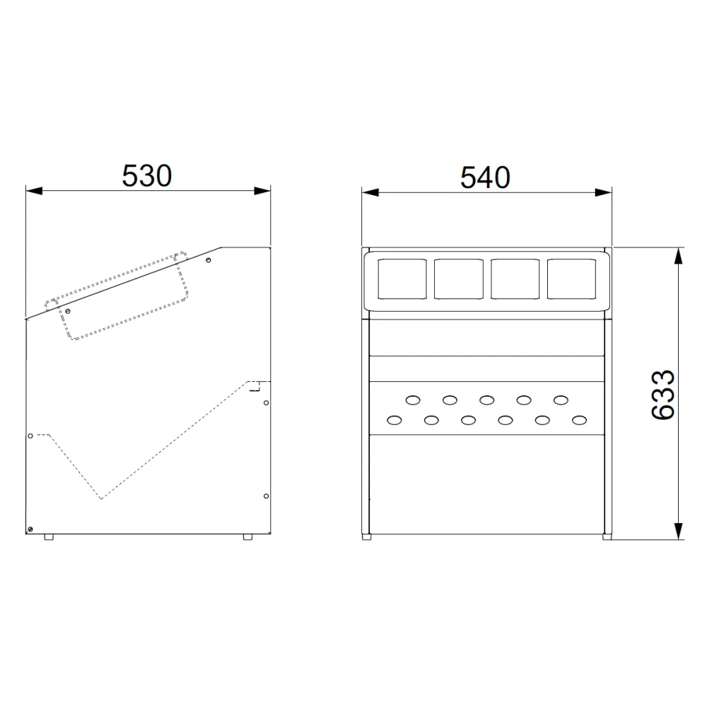 Умный органайзер для столовых приборов и хлеба OMNIA