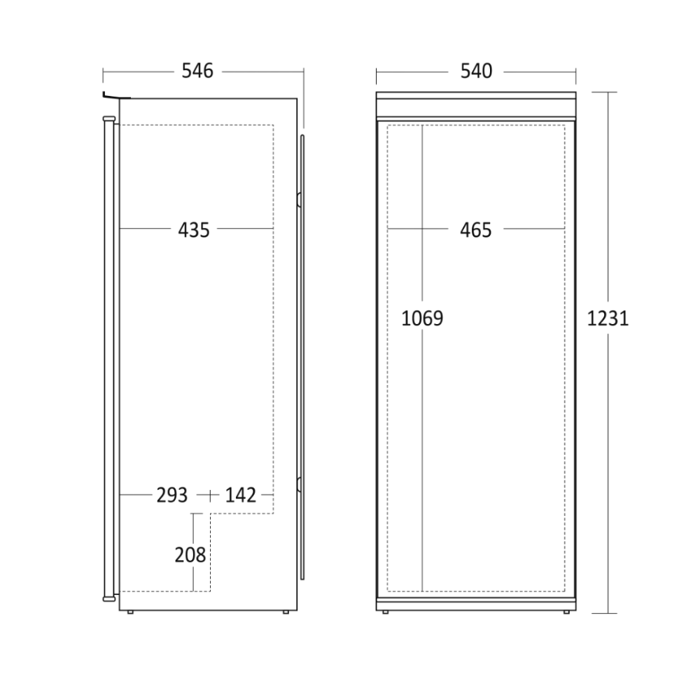 Integreeritud külmik BIK 222 W