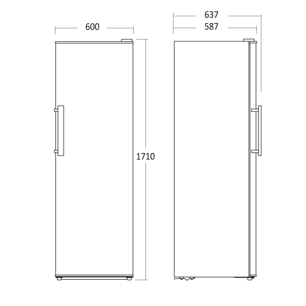 Funktsionaalne külmkapp SKS 332 W