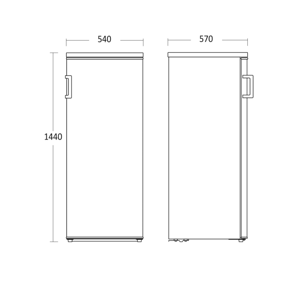 SFS 206 W Premium Freezer