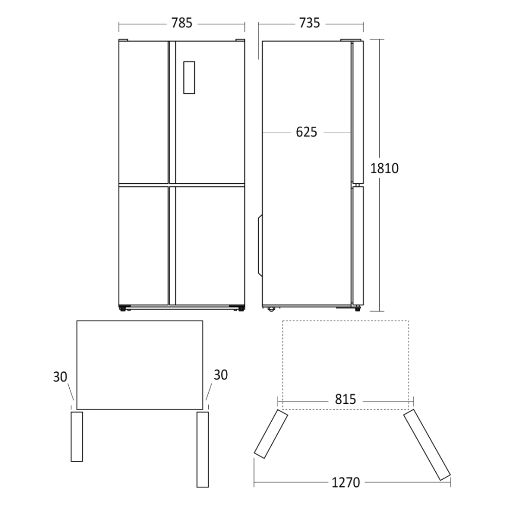 Kombineeritud külmik SKF 481 X