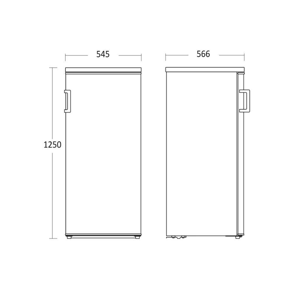 Compact Freezer 146L