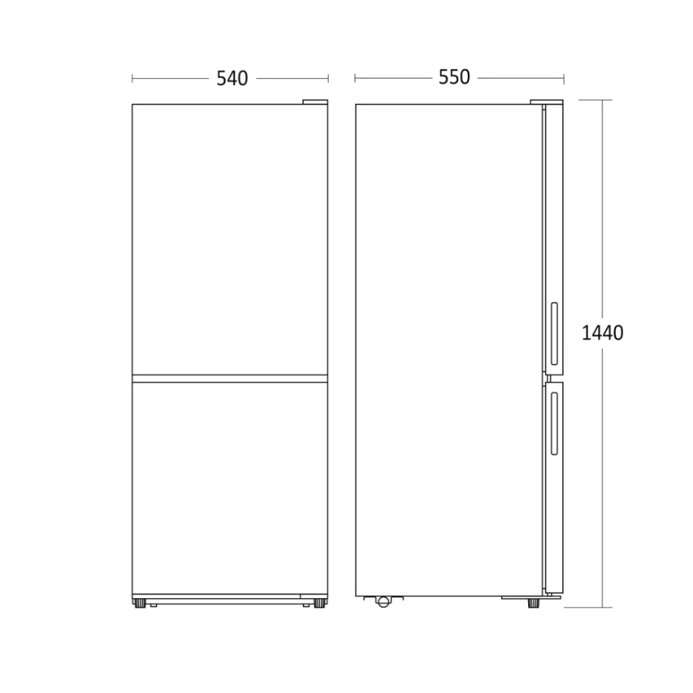 Kombineeritud külmik SKF 231 W