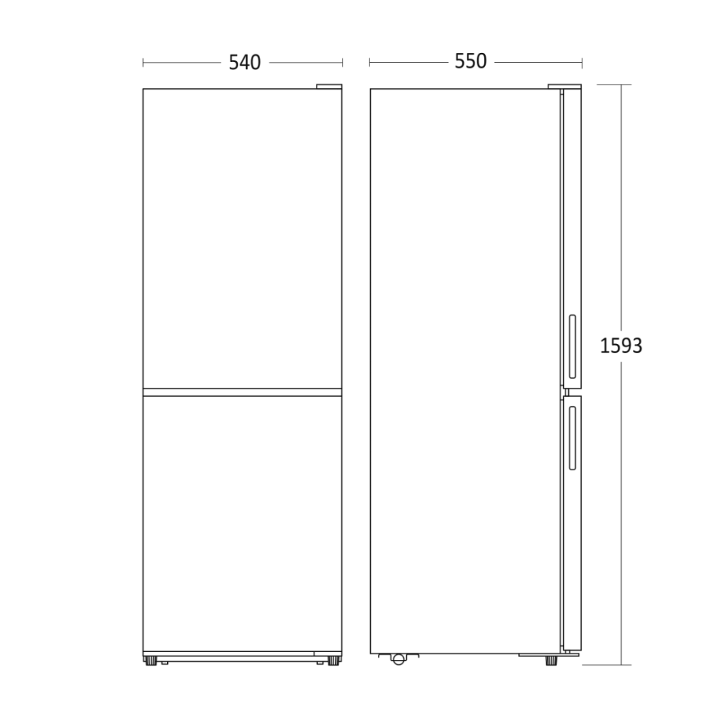 Kombineeritud külmik SKF 297 W