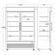 Sügavkülma vitriin 684 l DF800BE (25324010000DF800BE)