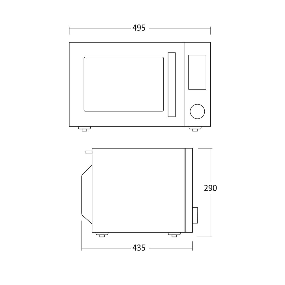 Mikrolaineahi MWC26B (33097210000MWC26B)