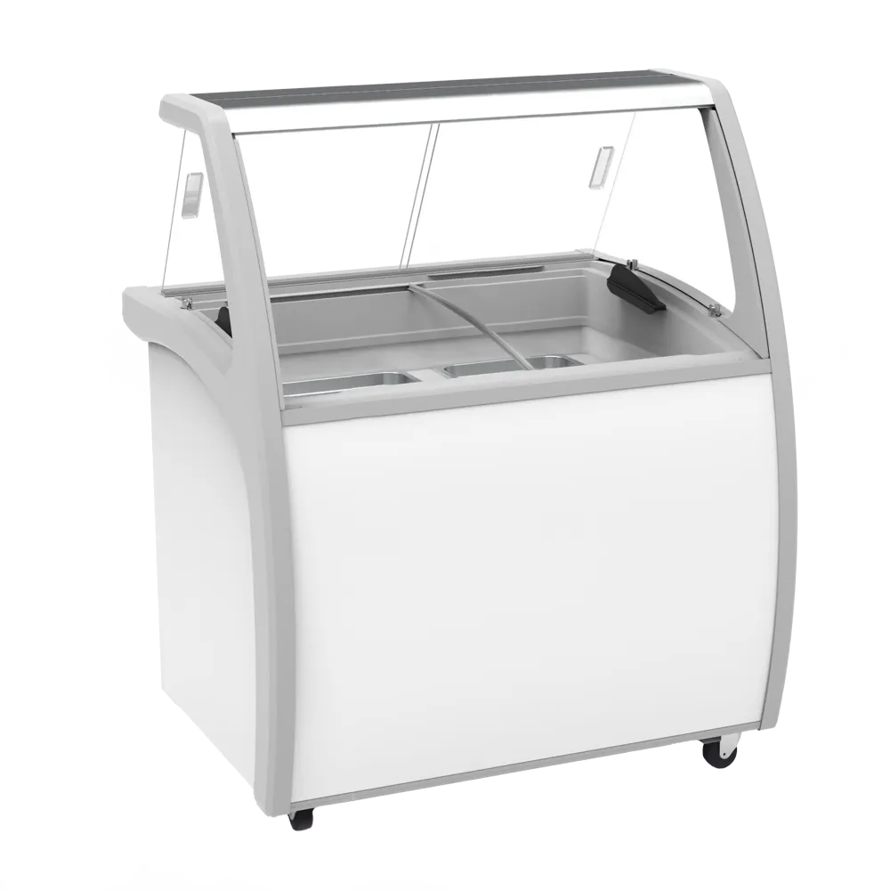 Морозильная витрина SIC6WB с защитным стеклом