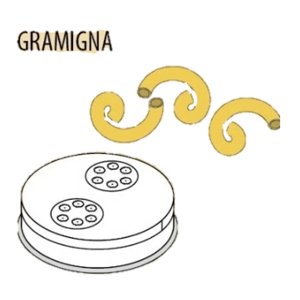 Pasta pagatavošanas uzgalis - GRAMIGNA ⌀ 3,5mm