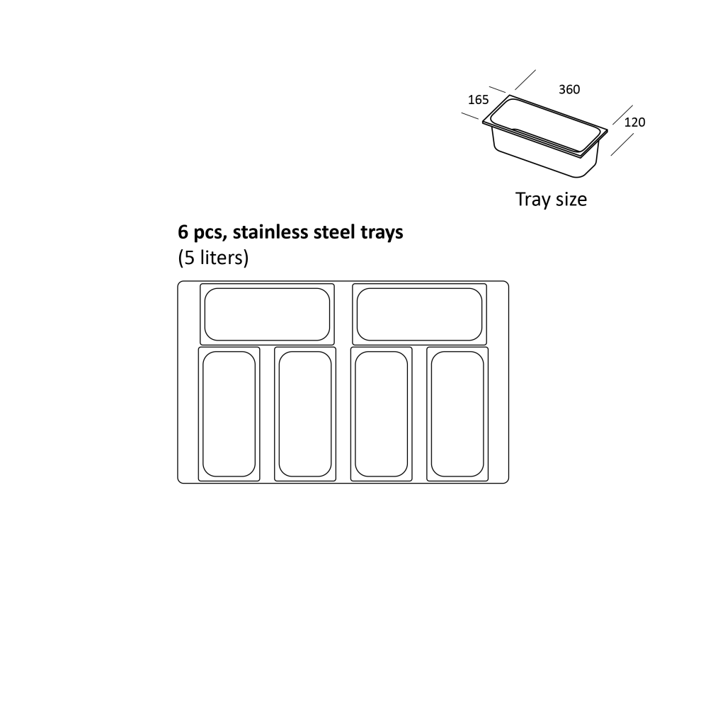 Морозильная витрина SIC6WB с защитным стеклом