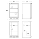 külmik-vitriin 86L BB131HBA (26311010000BB131HBA)
