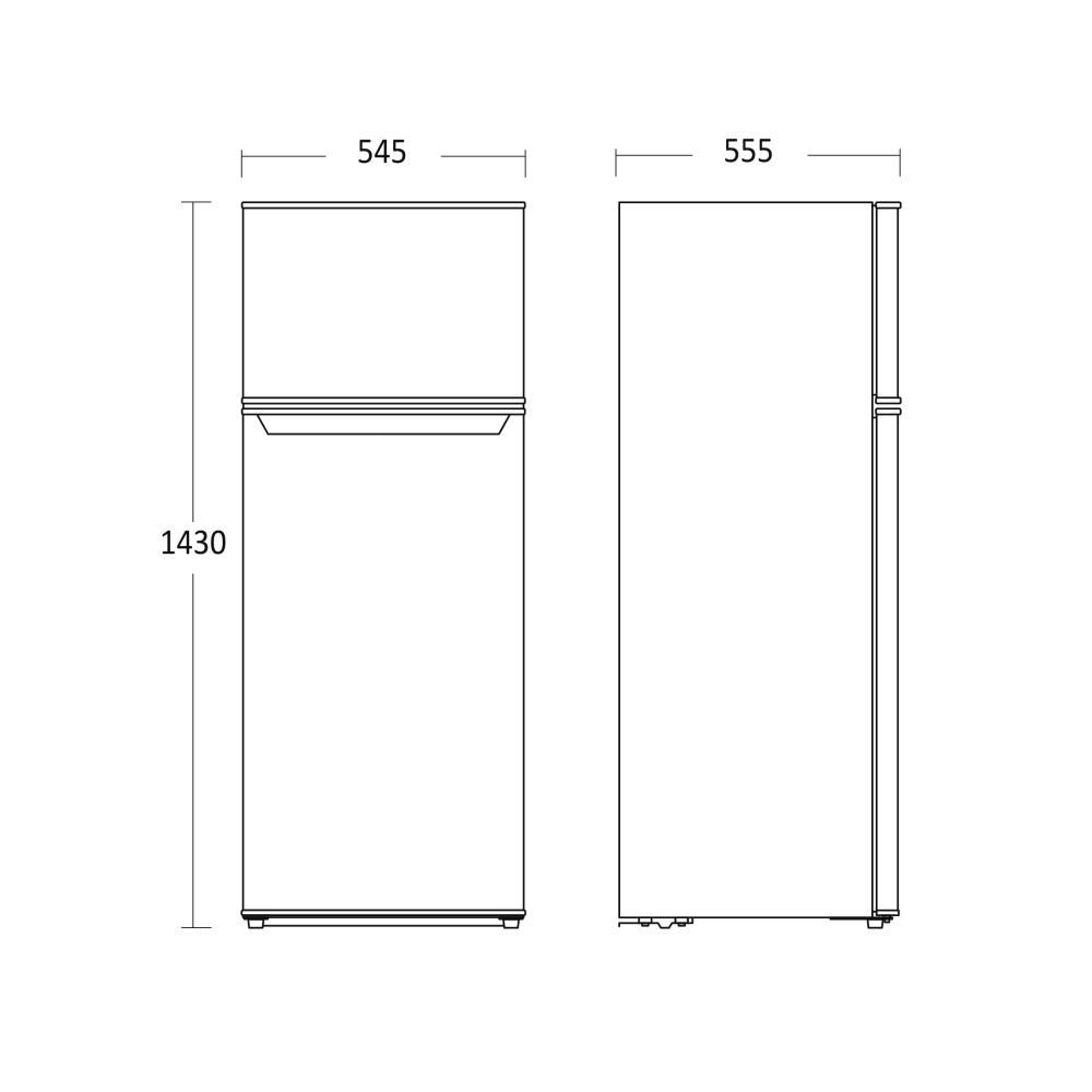 Energiasäästlik külmik CBF206WE