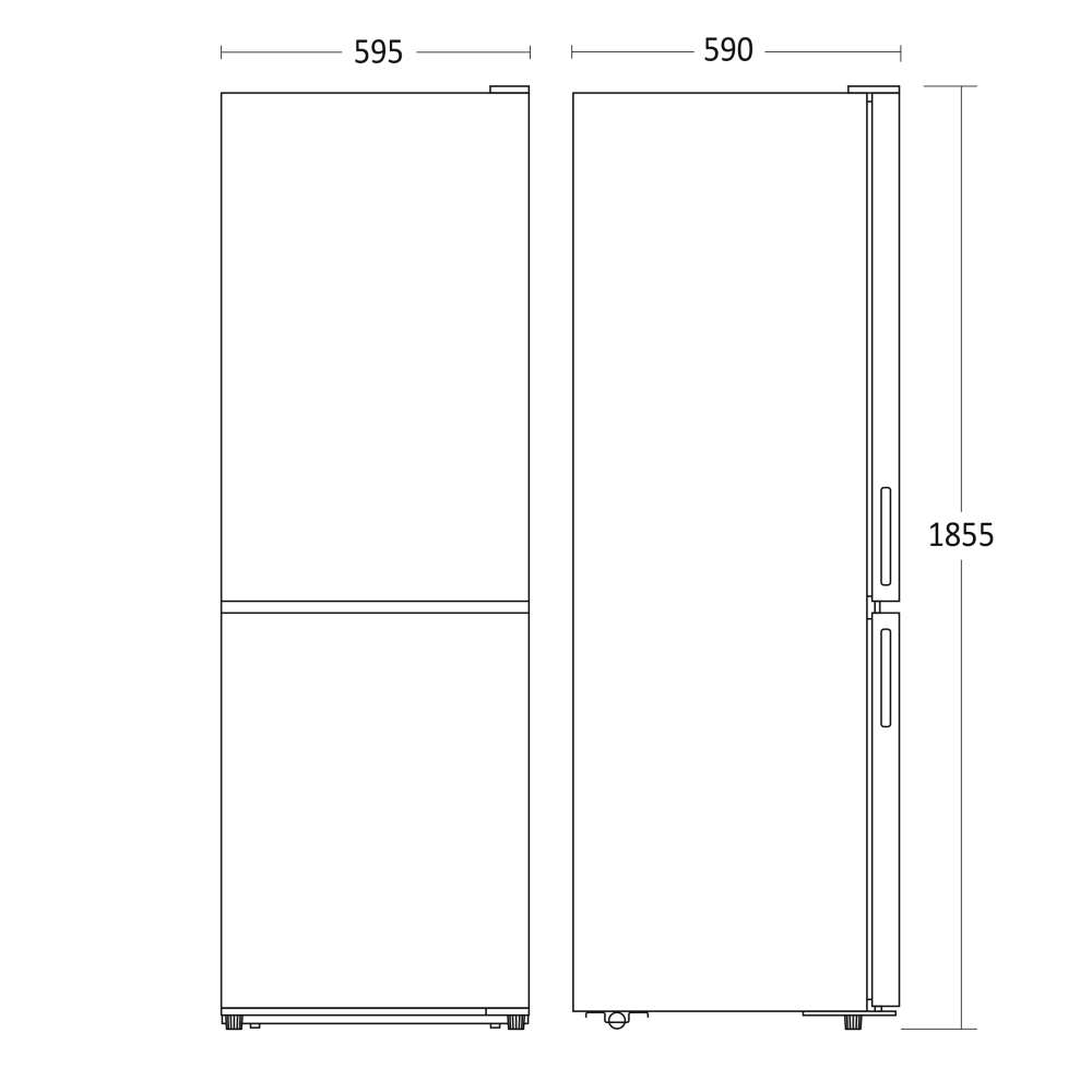 Külmikutekombinatsioon SKF327WE