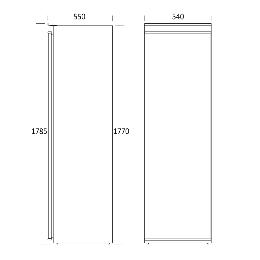 Integreeritud külmkapp RFI304WD