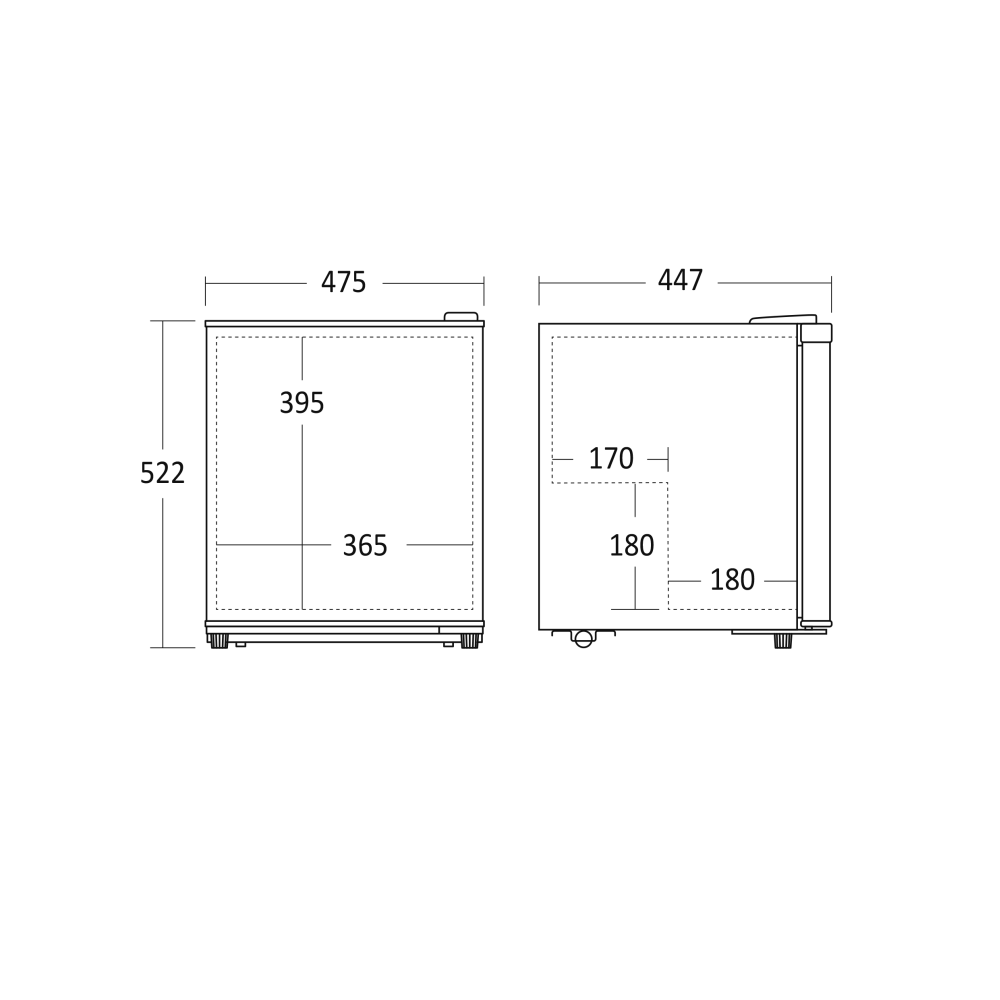 Ruumi säästev külmik SFS56WE